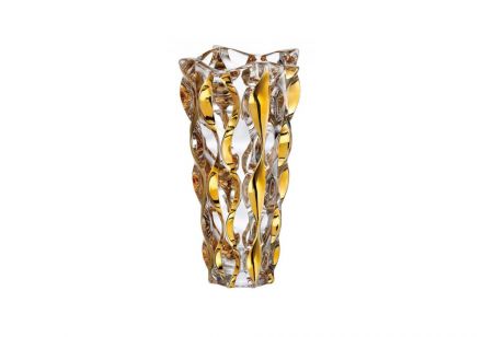 Wazon kryształowy 30,5 cm - SAMBA OPERA GOLD + Misa kryształowa 30,5 cm - SAMBA OPERA GOLD - zdjęcie główne
