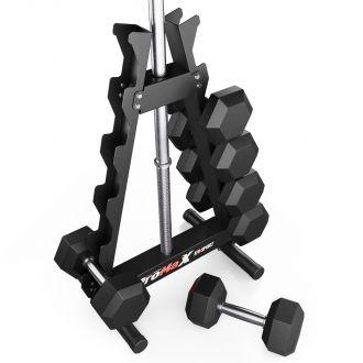 Stojak treningowy na Hantle i sztangę, gryf K-SPORT MFX035 - zdjęcie główne