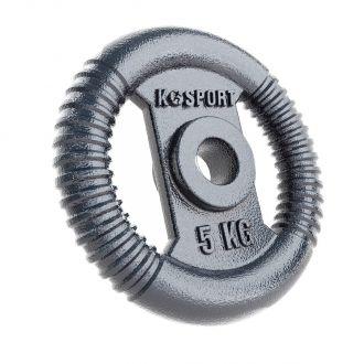 Obciążenie żeliwne talerze KETTEL krążek 5 kg O5 K-SPORT - zdjęcie główne
