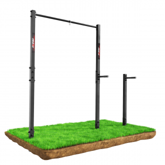 Drążek+poręcze do podciągania zewnętrzny ogrodowy-uchwyt na worek street workout KSOZ002 - zdjęcie główne