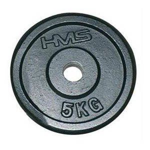 Obciążenie, talerz czarny 5 kg HMS - zdjęcie główne