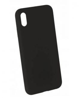 Etui do iPhone Xs Max KMP Silicone Case - czarne - zdjęcie główne
