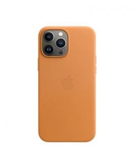 Etui do iPhone 13 Pro Max Apple Leather Case MagSafe - brązowe - zdjęcie główne
