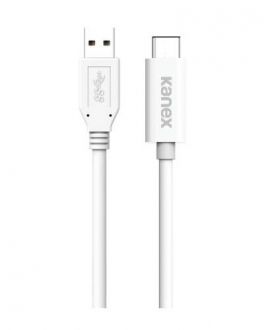 Kabel USB-C/USB-A 3.0 1.2m Kanex - biały - zdjęcie główne