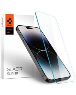 Szkło hartowane do iPhone 14 Pro Spigen - Glastr Slim - zdjęcie główne