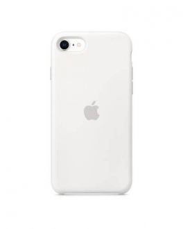 Etui do iPhone SE 2020 Apple Silicone Case - biale - zdjęcie główne