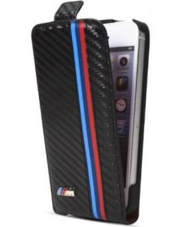 Etui do iPhone 5/5s/SE BMW Motorsport Flapcase - czarne - zdjęcie główne