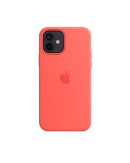 Etui do iPhone 12 mini Apple Silicone Case z MagSafe - różowy cytrus - zdjęcie główne