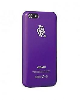 Etui do iPhone 5/5s/SE Ozaki O!coat Fruit - fioletowe - zdjęcie główne