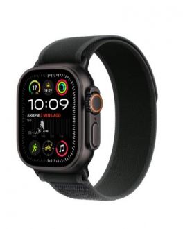 Apple Watch Ultra 2 49mm + Cellular tytan czarny z opaską Trail w kolorze czarnym - S/M - zdjęcie główne