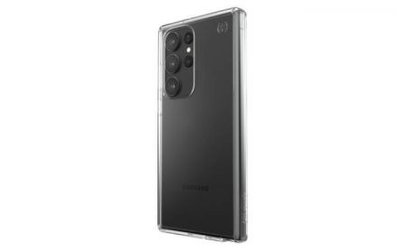 Speck Presidio Perfect-Clear - Etui Samsung Galaxy S23 Ultra z powłoką MICROBAN (Clear) - zdjęcie główne