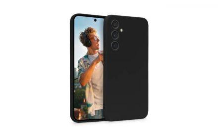 Crong Color Cover - Etui Samsung Galaxy S23 FE (czarny) - zdjęcie główne