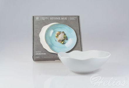 Salaterka 22 cm - STONE AGE / Biały - zdjęcie główne