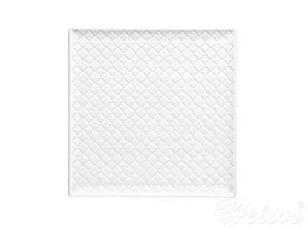 Talerz płytki / kwadratowy 30,5 cm - MARRAKESZ (biały) - zdjęcie główne