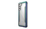 X-Doria Raptic Shield - Etui aluminiowe Samsung Galaxy S21+ (Antimicrobial protection) (Iridescent)