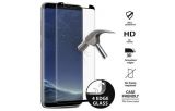 PURO Premium Full Edge Tempered Glass Case Friendly - Szkło ochronne hartowane na ekran Samsung Galaxy S8+ (czarna ramka)