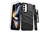 ZIZO BOLT Series - Pancerne etui Samsung Galaxy S23+ ze szkłem 9H na ekran + uchwyt z podstawką (czarny)