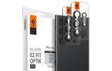 Spigen Optik.TR EZ Fit Camera Lens Protector 2-Pack - Szkło ochronne na obiektyw do Samsung Galaxy S24 Ultra (2 szt) (Czarny)
