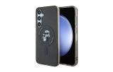 Karl Lagerfeld IML Karl & Choupette Glitter MagSafe - Etui Samsung Galaxy S24+ (czarny)