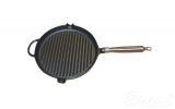 Patelnia grillowa okrągła śr. 28 cm (T-120710)