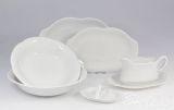 Serwis obiadowy bez wazy dla 12 os. /44 części - C000 Kamelia Biała