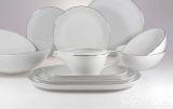 Serwis obiadowy bez wazy dla 12 os. / 44 części - B325 CITY Platynowe
