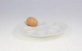 Półmisek na jajka 21 cm - C000 IWONA Biała
