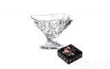 Pucharki kryształowe do lodów 250 ml / 4 szt. - PRESTIGE (802510/3)