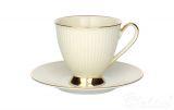 Filiżanka ze spodkiem 250 ml Dalia Kremowa GZ02