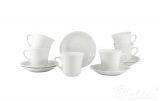 Zestaw filiżanek dla 6 osób - Kamelia niedekorowana