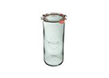 Słoiki z pokrywką, uszczelką i 2 zapinkami / 1040 ml - WECK Zylinder (WE-908-80PUZ)