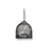 Skottsberg Patelnia ze stali nierdzewnej 28 cm + Skórzane rękawice, uchwyty - 2 sztuki