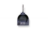 Skottsberg Patelnia Wok ze stali węglowej 24 cm + Skórzane rękawice, uchwyty - 2 sztuki