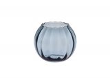 Wazon optyk pionowy 15,5 cm - Home&Living / Szaro-Niebieski (D059)