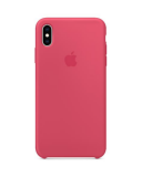 Etui do iPhone Xs Max Apple Silicone Case - Hibiscus