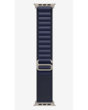 Apple Alpine Loop 49mm Navy - rozmiar M Natural Titanium Finish