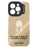 Etui do iPhone 16 Pro PURO Emily in Paris Rose