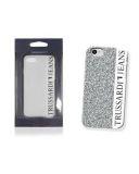 Etui do iPhone 7/8/SE 2020 TRUSSARDI Pro - srebrne