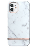 Etui do iPhone 12/12 Pro Richmond Finch White Marble - białe