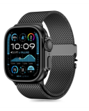 Pasek Apple Watch 42-49 Tech-Protect Milano Black - czarny