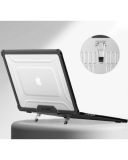 Obudowa Tech-Protect Smartshell Pro MacBook Air 15 M2 M3 M4 2023-2025 BLACK/CLEAR