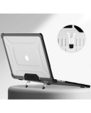 Obudowa Tech-Protect Smartshell Pro MacBook Air 13 M2 M3 M4 2023-2025 BLACK/CLEAR