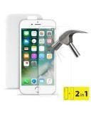 Etui do iPhone 7/8 PURO Ultra Slim + szkło - przezroczyste