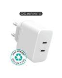 Ładowarka sieciowa eSTUFF INFINITE USB-C 35W - biała