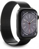 Pasek do Apple Watch 44 45mm Puro Milanese - czarny