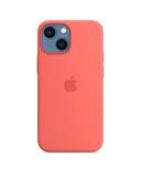 Etui do iPhone 13 mini Apple Silicone Case z MagSafe - róż pomelo