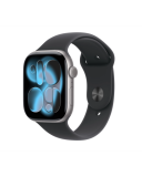 Apple Watch S11 46mm aluminium w kolorze gwiezdnej szarości z paskiem sport. w kolorze czarnym S/M