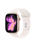 Apple Watch S11 42mm aluminium w kolorze różowe złoto z paskiem sportowym w kolorze łagodny róż M/L