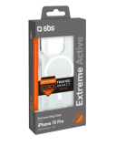 Etui do iPhone 15 Pro SBS D3O MagSafe - przeźroczyste