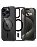 Etui do iPhone 16 Pro Max Tech-Protect MagMat MagSafe black clear - przezroczyste